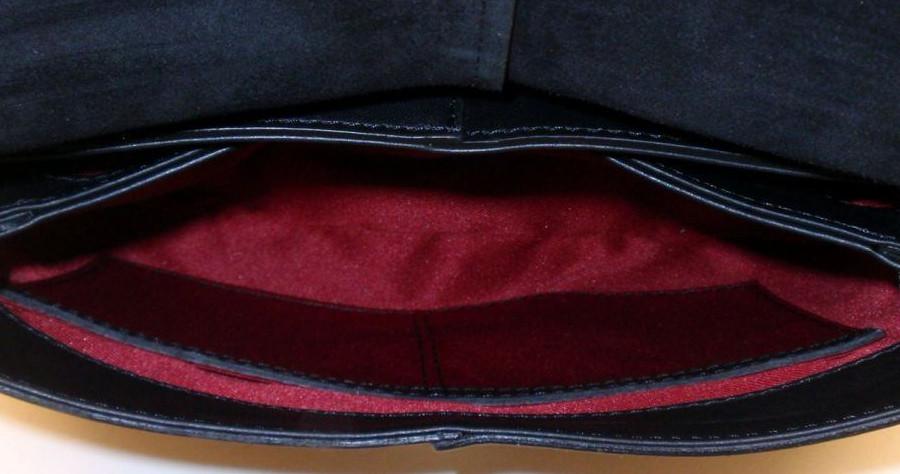 Gianni Chiarini Schultertasche Helena Überschlag Leder schwarz