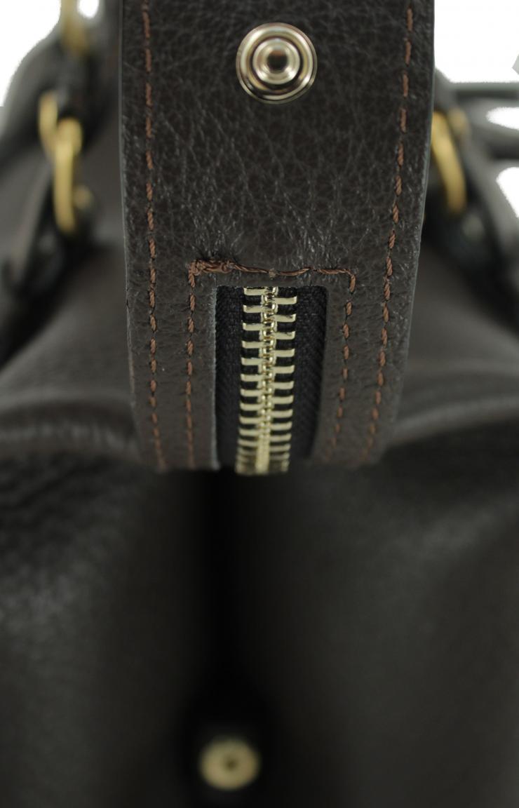 Gianni Chiarini Testa Di Moro Bella Henkeltasche dunkelbraun