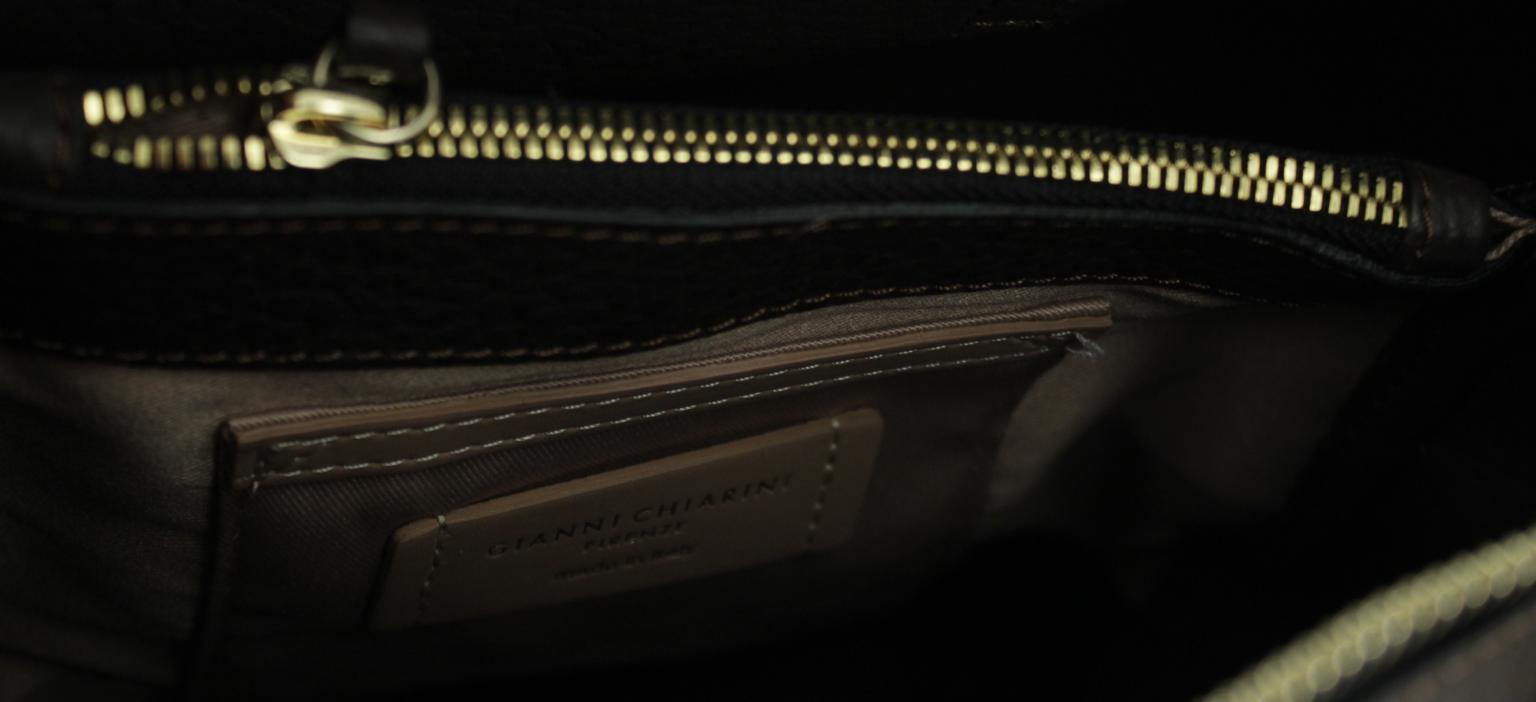 Gianni Chiarini Testa Di Moro Bella Henkeltasche dunkelbraun
