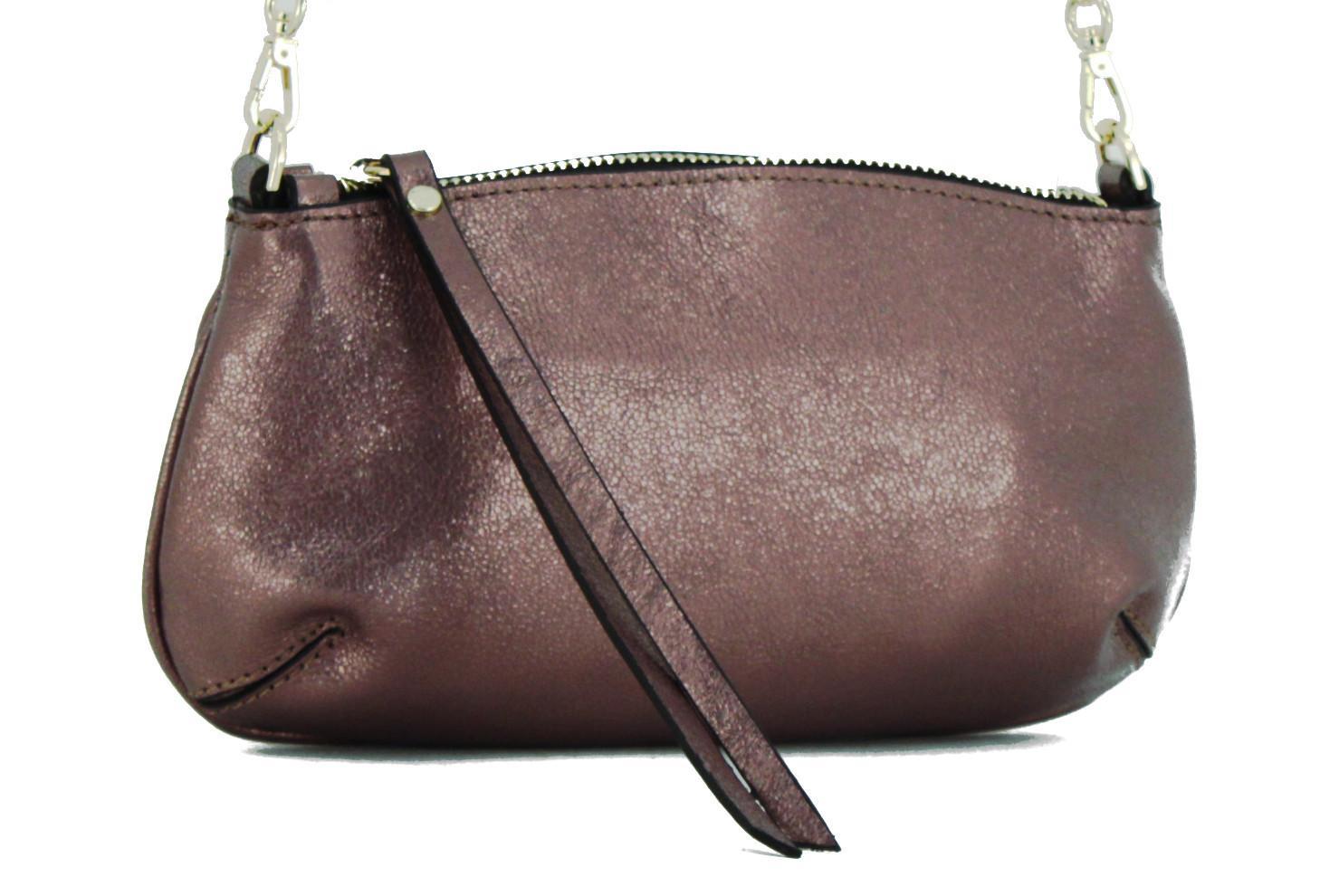 Gianni Chiarini Tilla Doll Abendtasche Clutch lila metallic