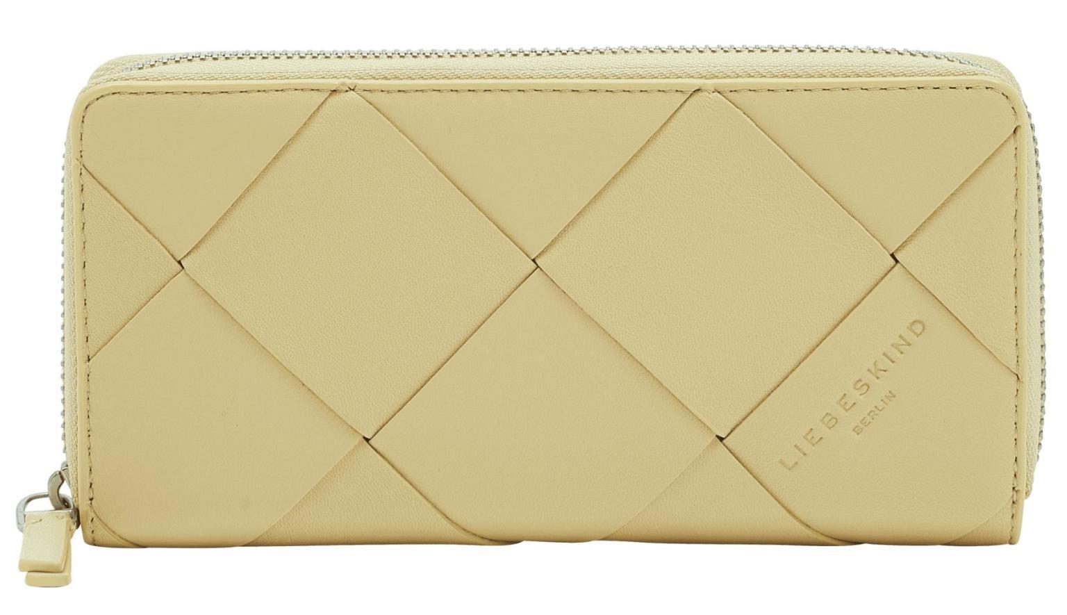 Gigi Chelsea Weaving Portmonnaie Liebeskind Pastellgelb Ginger Shot RFID