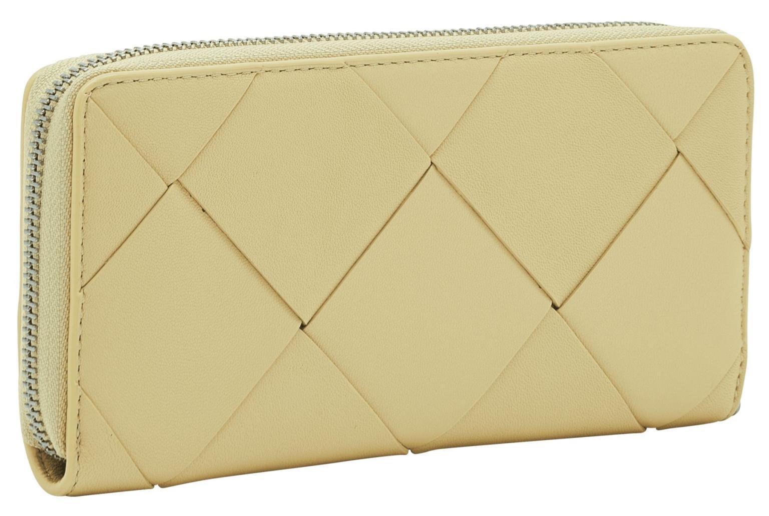 Gigi Chelsea Weaving Portmonnaie Liebeskind Pastellgelb Ginger Shot RFID