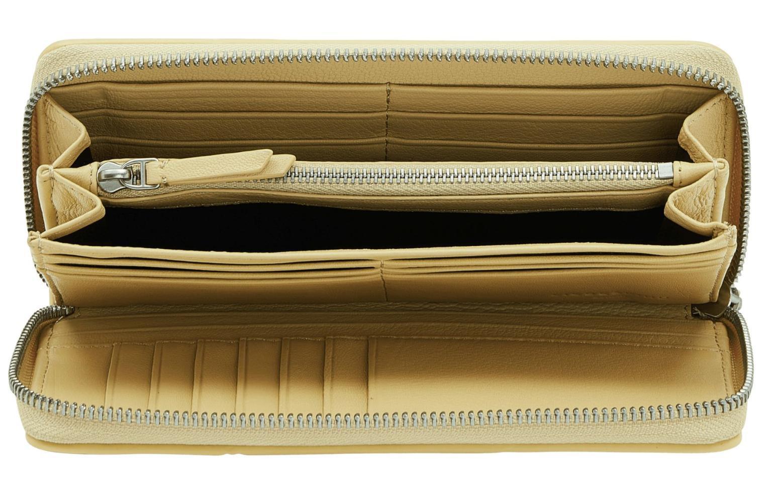 Gigi Chelsea Weaving Portmonnaie Liebeskind Pastellgelb Ginger Shot RFID