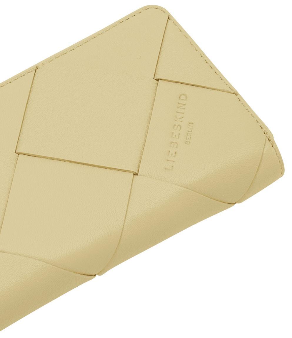 Gigi Chelsea Weaving Portmonnaie Liebeskind Pastellgelb Ginger Shot RFID