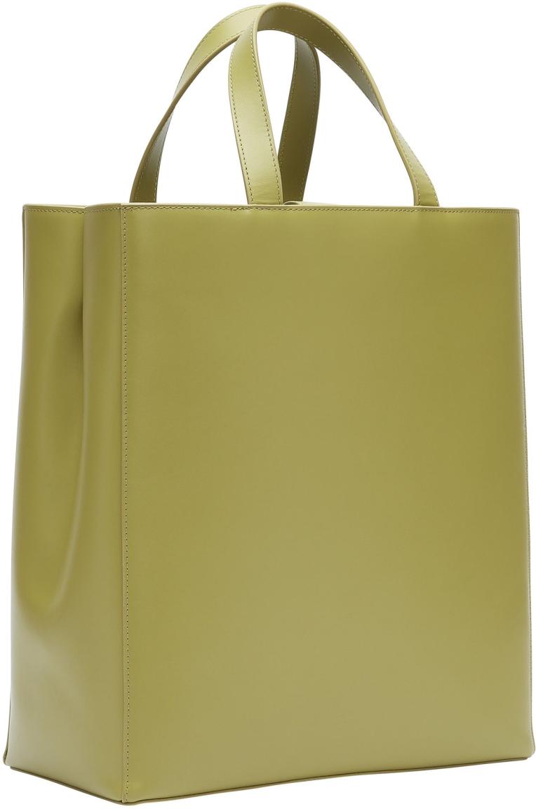 Glattledertasche Damen Liebeskind Paper Bag Tote Medium Grün Thyme