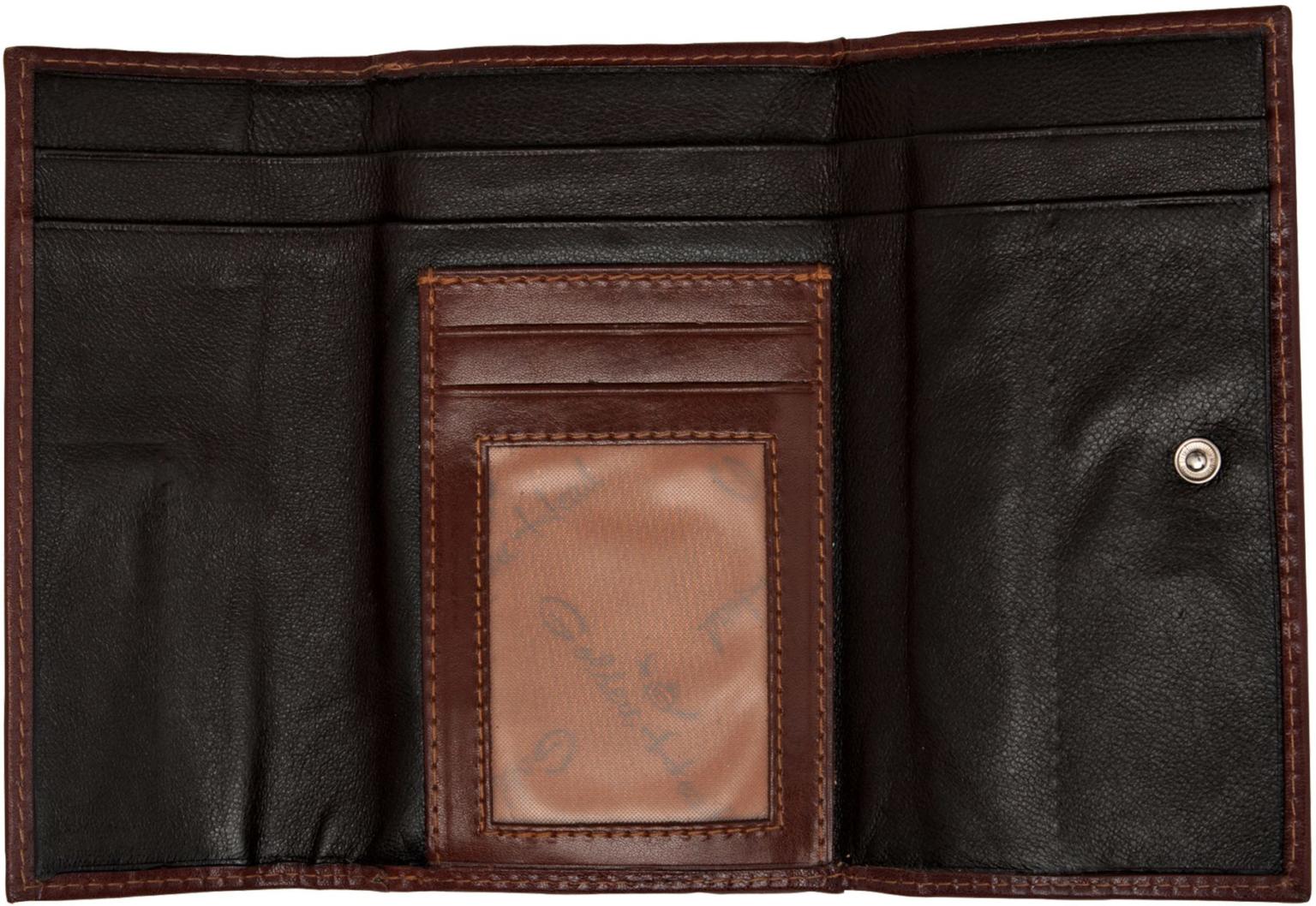 Golden Head Bügelbörse Colorado handgefärbtes Leder Tabacco