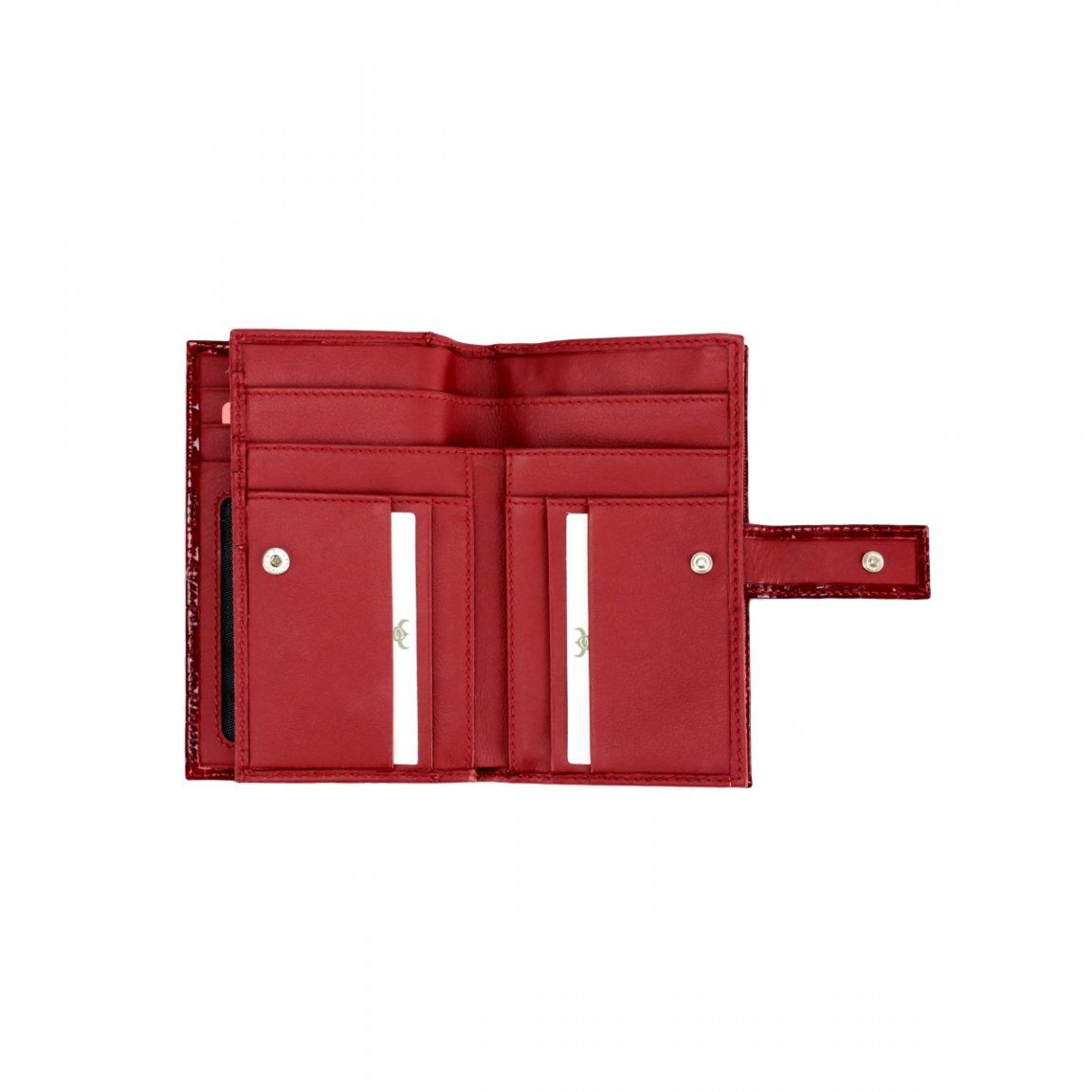 Golden Head Cayenne Geldtasche petrol Krokoprägung