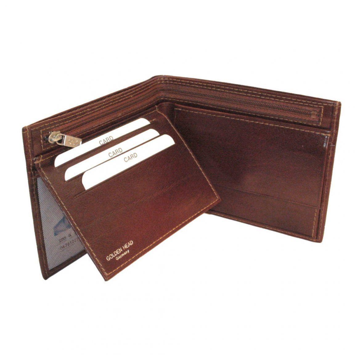 Golden Head Herren Geldtasche tabacco