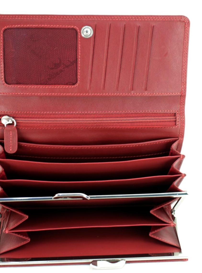 Golden Head Polo Damen Lederbörse mit Überschlag Rot RFID