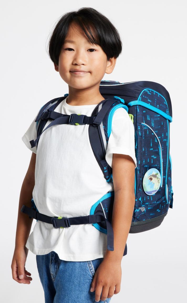 Grundschulset Schultasche Federmappe Sportbeutel ergobag cubo TiefseetauchBär blau