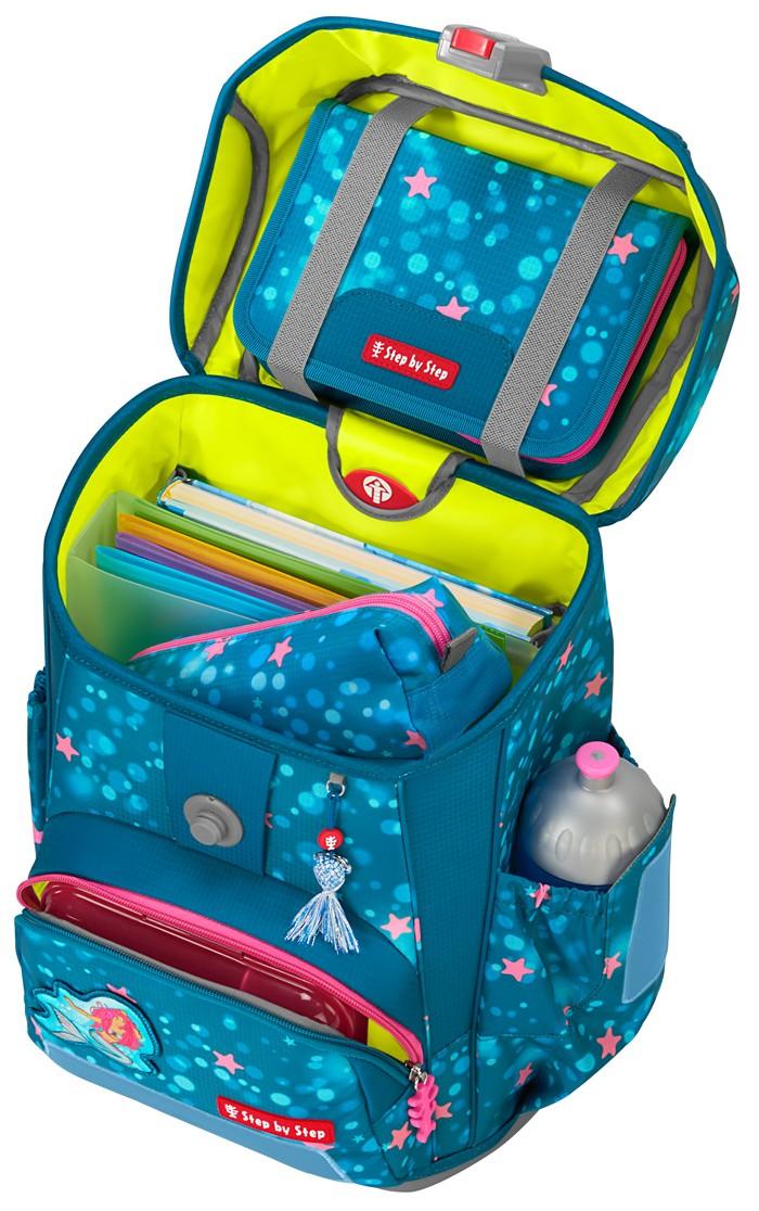 Grundschultasche Komplettset Step by Step Cloud Mermaid Lola blau Magic Mags