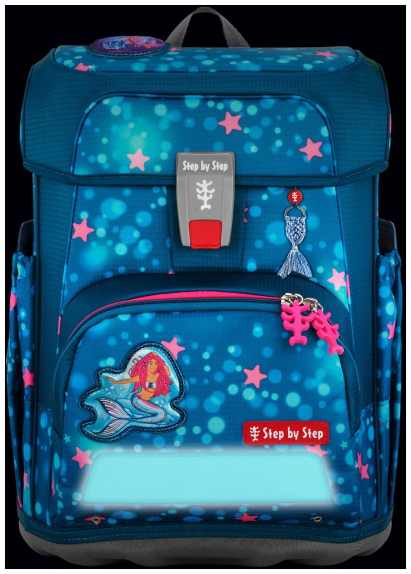 Grundschultasche Komplettset Step by Step Cloud Mermaid Lola blau Magic Mags