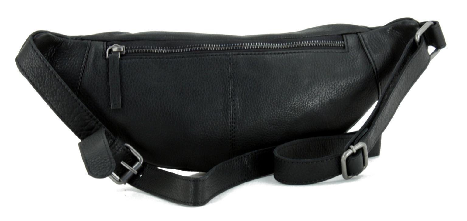 Gürteltasche Tony Black 365 d.a.y.s schwarz Leder