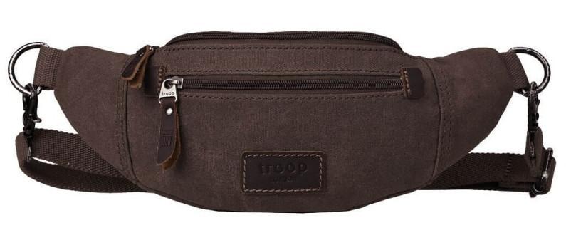 Gürteltasche troop Classic Collection dunkelbraun Anhänger