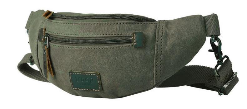 Gürteltasche troop Classic Collection dunkelbraun Anhänger