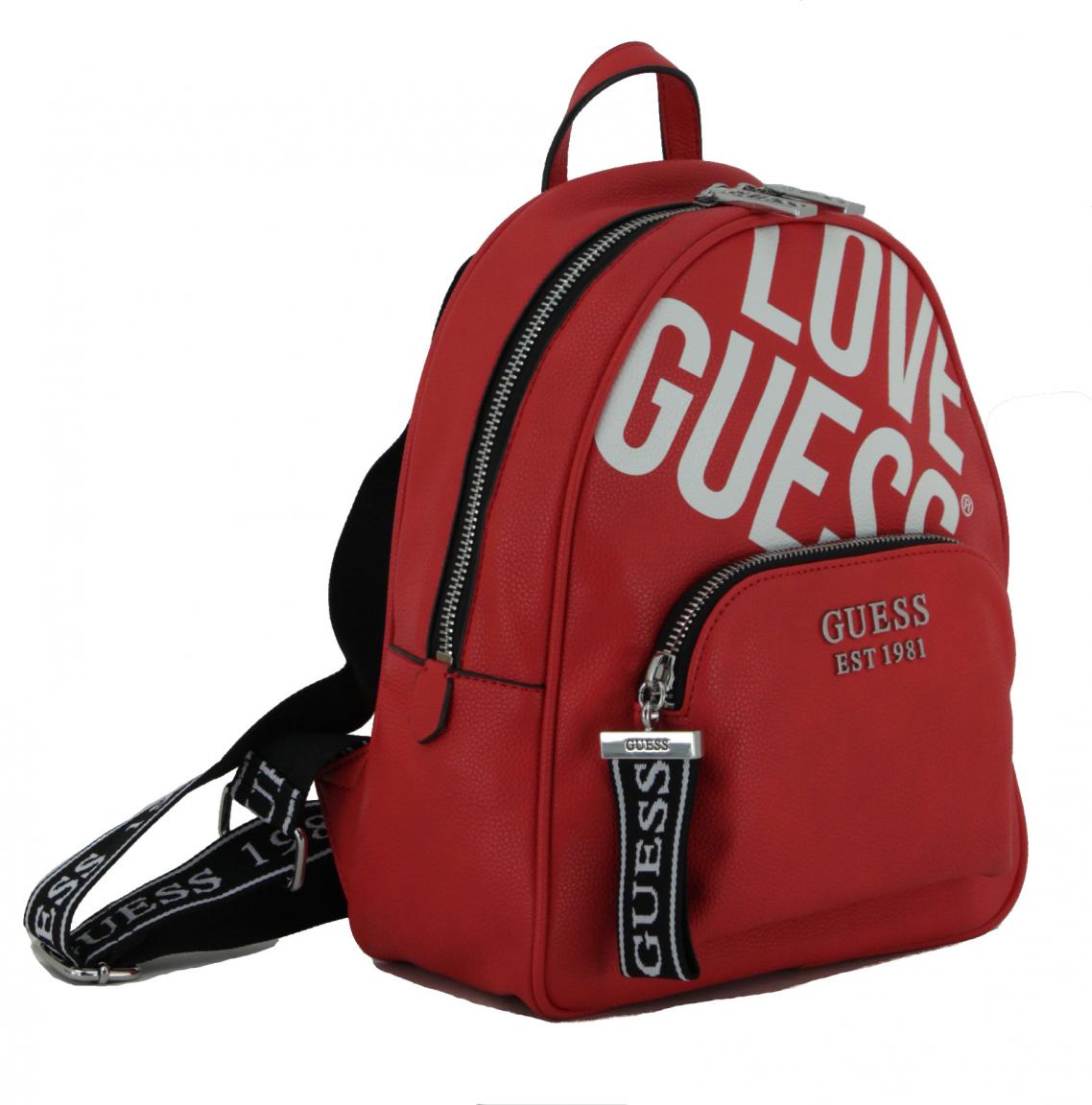 Guess Rucksack Haidee Backpack rot weiss Bags & more