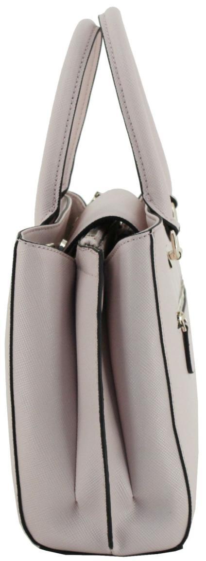 Guess Alexie White Multi Kurzgrifftasche Crossover Rosa Etuianhänger