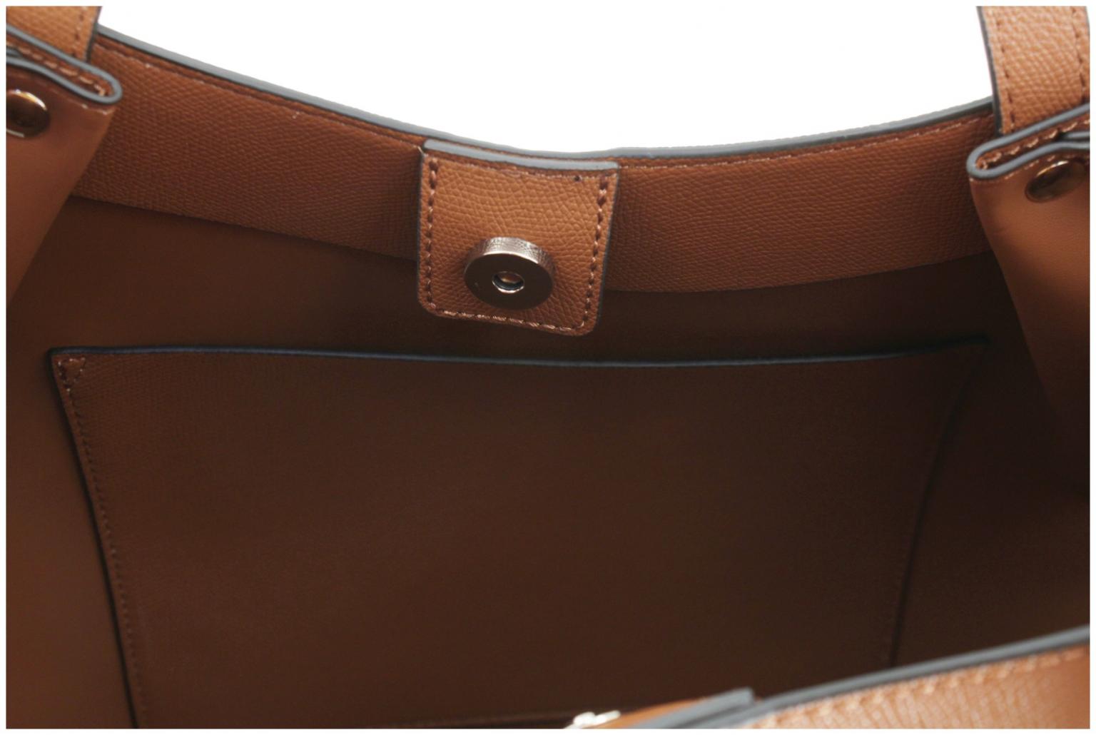 Guess Amorette Shopper mit Innentasche Cognac braun