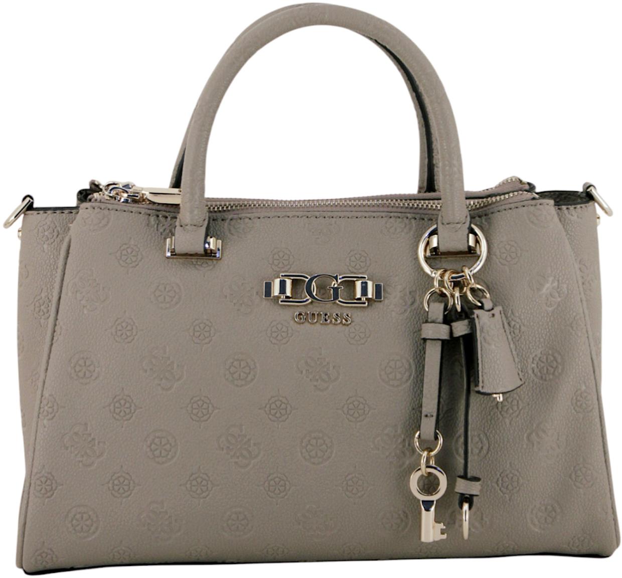 Guess Anise Kurzgrifftasche Schwarz Logoprägung