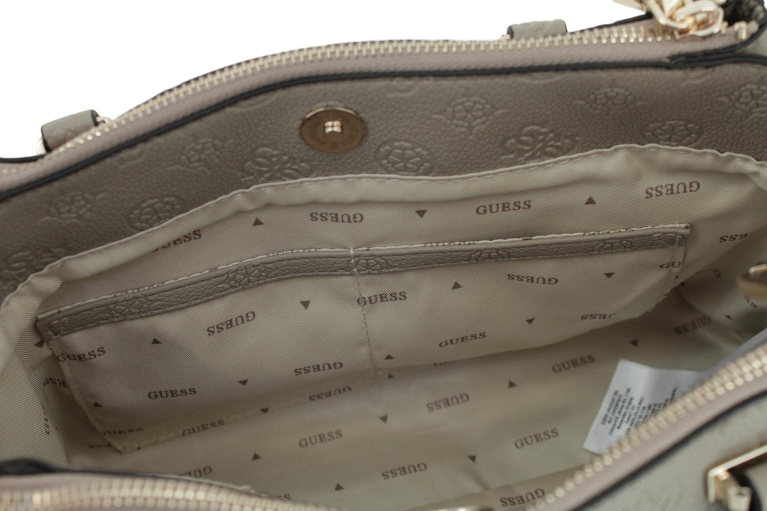 Guess Anise Kurzgrifftasche Schwarz Logoprägung