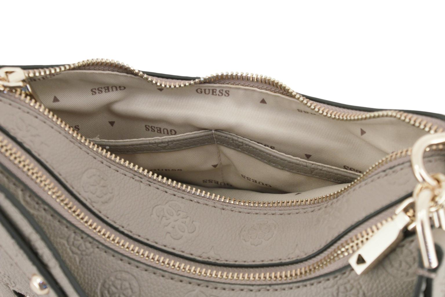 Guess Anise Schultertasche Schwarz Logoprägung