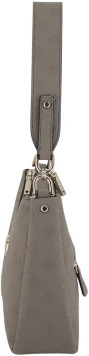 Guess Anise Schultertasche Stone Hellbeige Logoprägung