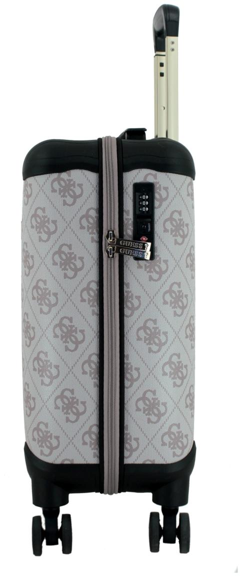 Guess Berta Dark Taupe Logo Handgepäckkoffer S 53cm 