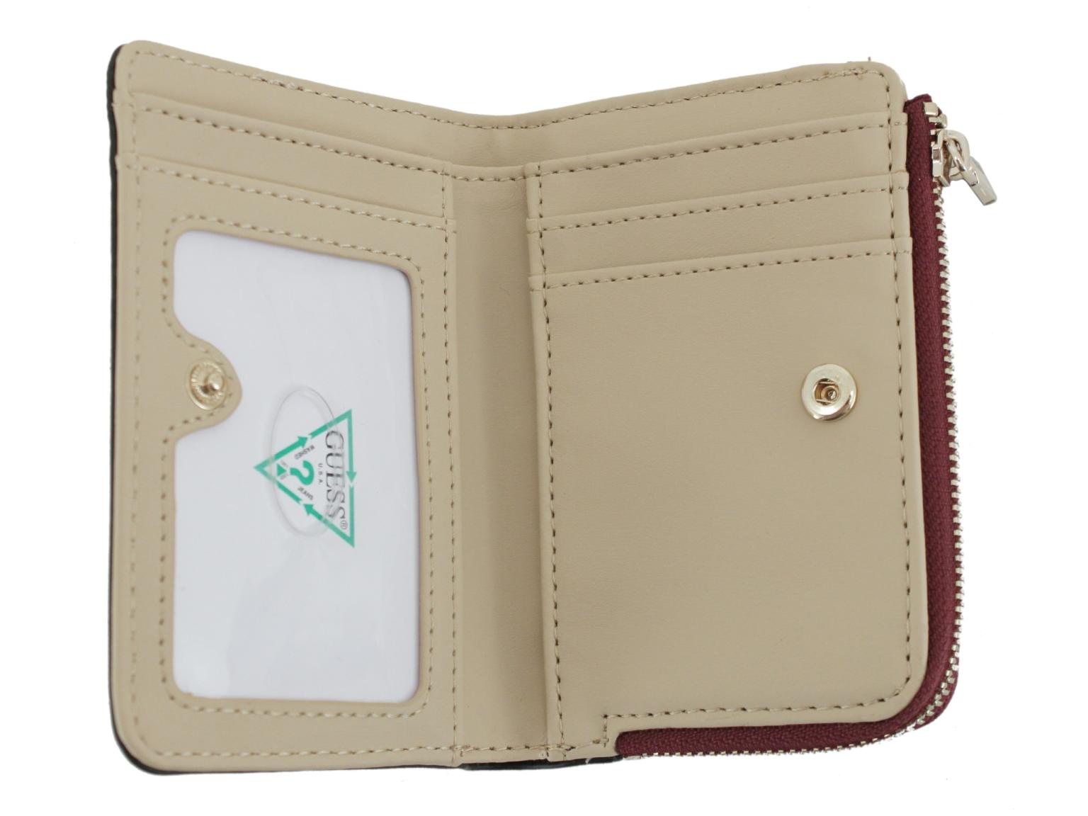 Guess Bolena SLG Wine dunkelrotes Portemonnaie