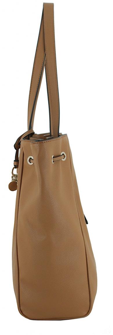 Guess Calebra Drawstring Tote schwarze Henkeltasche