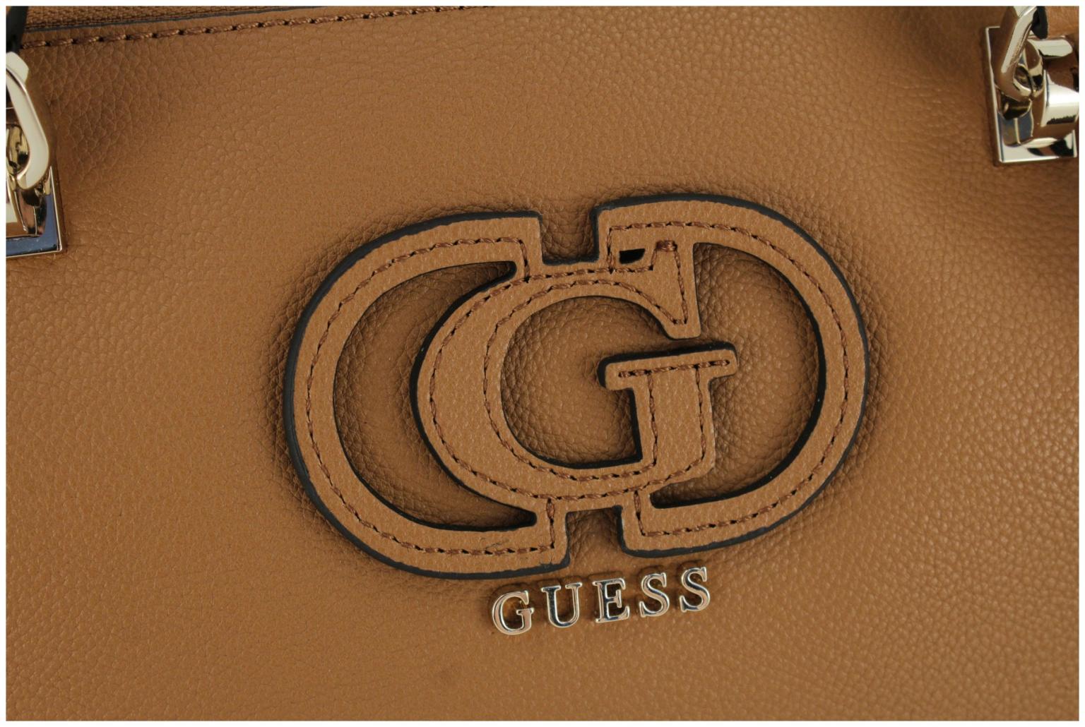 Guess Calebra Status Satchel Black bürotaugliche Handtasche schwarz