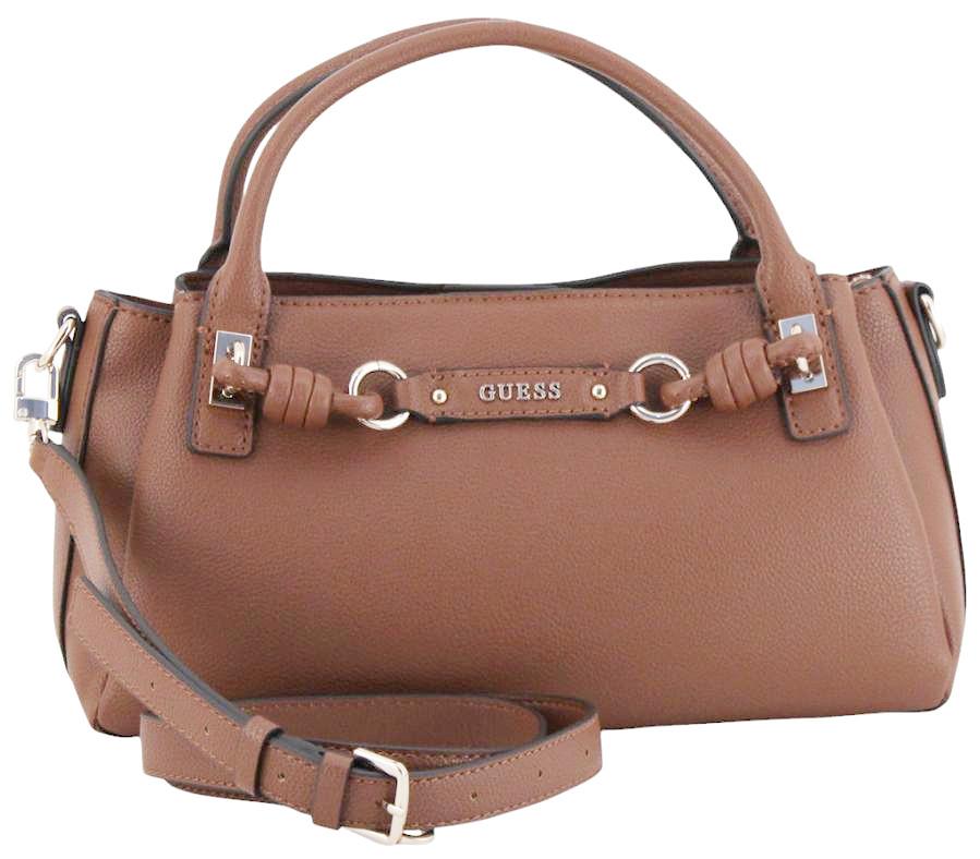 Guess Camelia Kurzgrifftasche Cognac - Braun