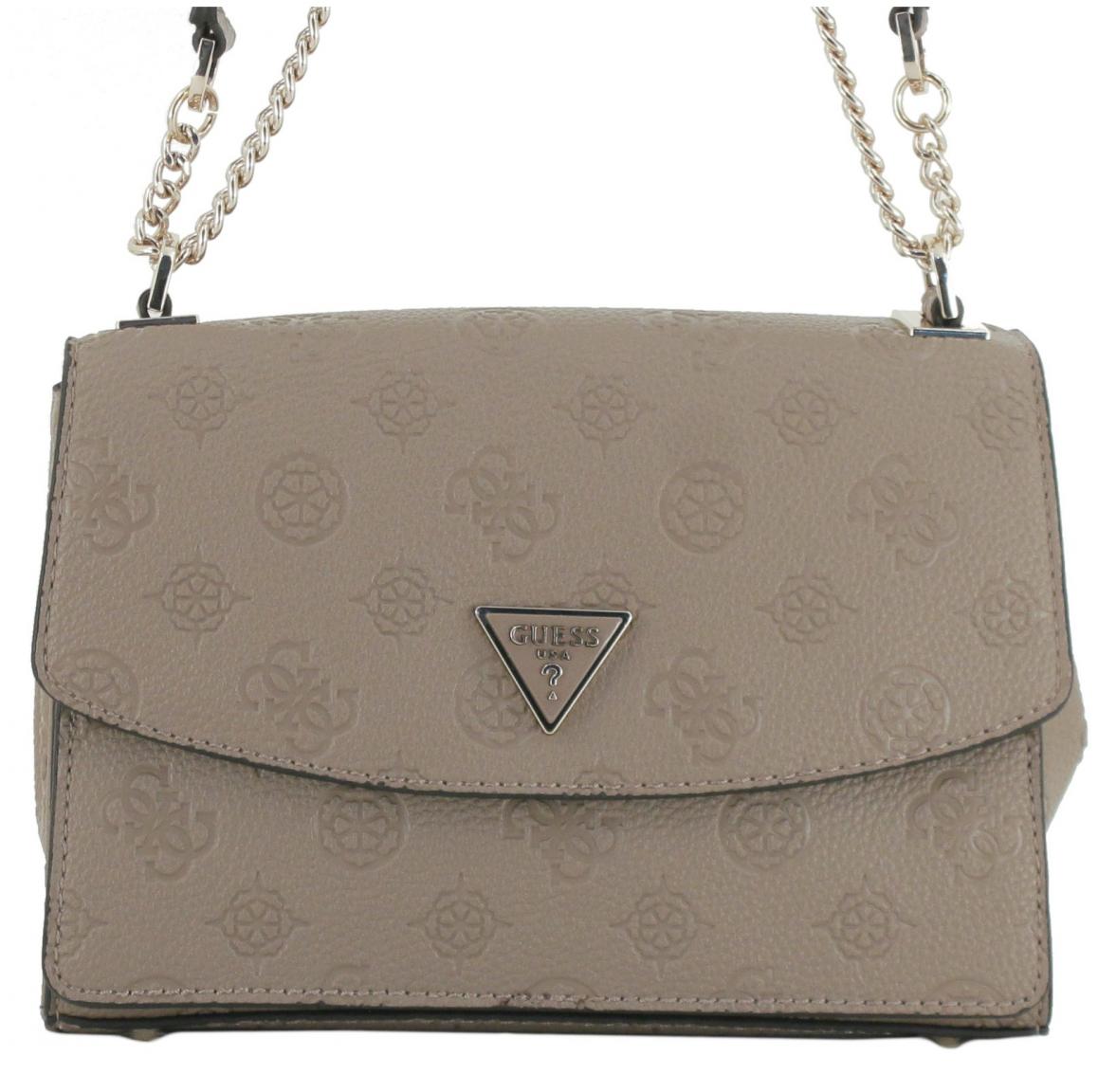 Guess Cresidia II Abendtasche schwarz Logoprägung