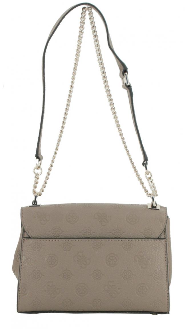 Guess Cresidia II Abendtasche schwarz Logoprägung