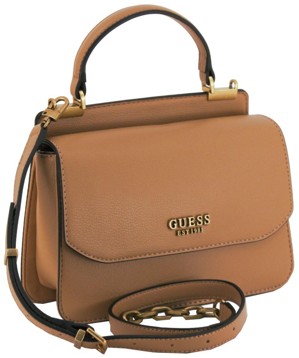 Guess Damenüberschlagtasche Kristle Caramel Braun