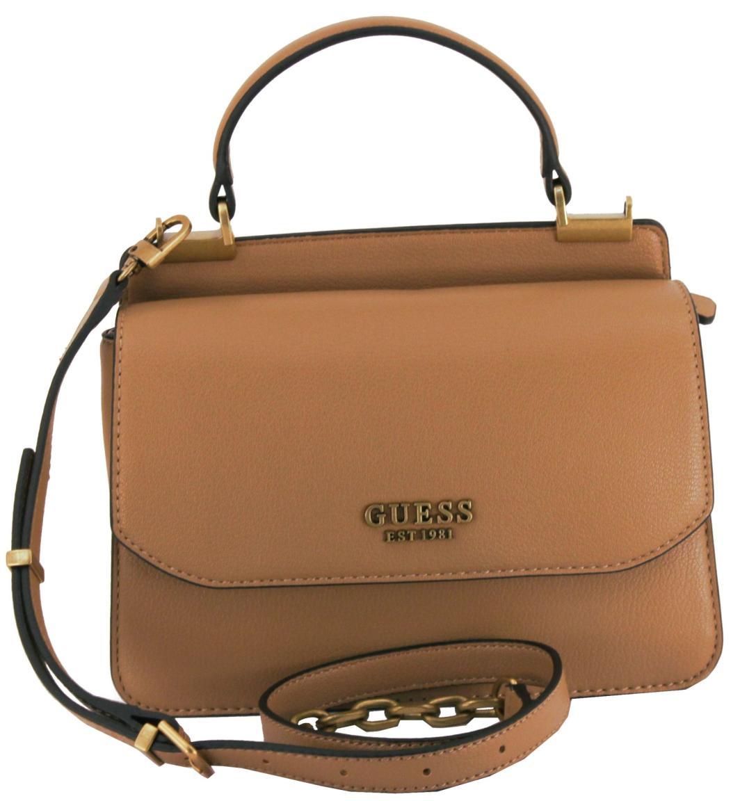 Guess Damenüberschlagtasche Kristle Caramel Braun