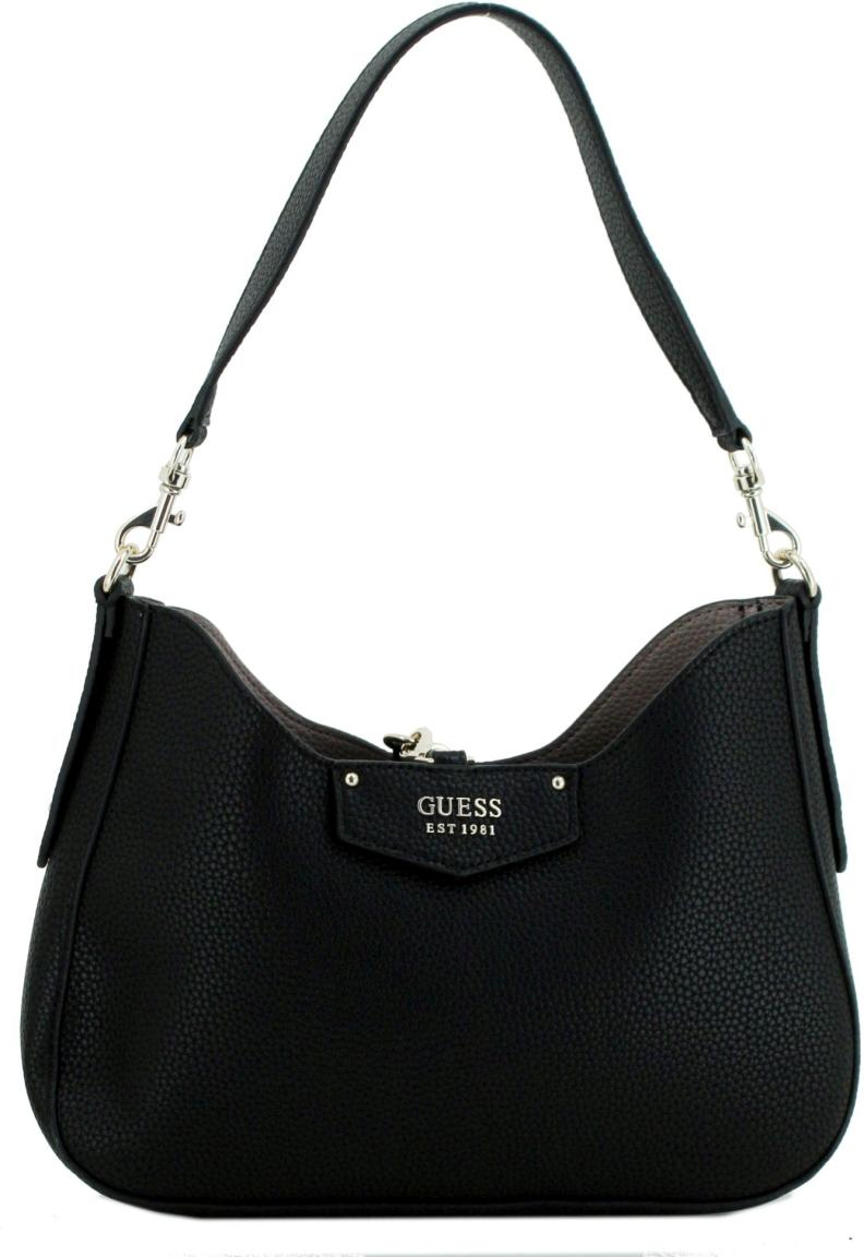Guess Eco Brenton Hobo Bag Black schwarz Riementasche