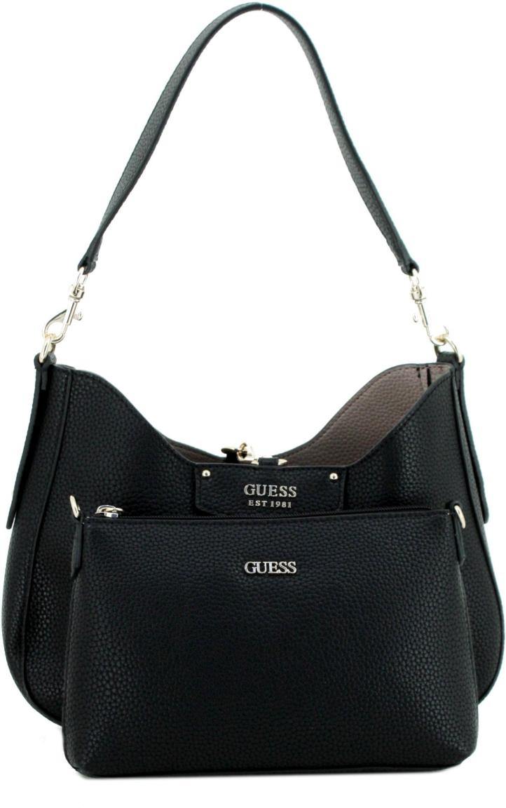 Guess Eco Brenton Hobo Bag Black schwarz Riementasche