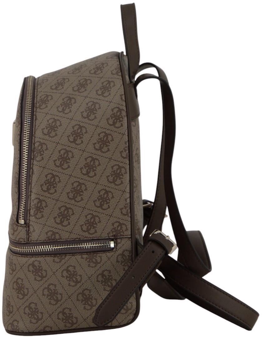 Guess Follie Travel Rucksack Latte Logo - Braun