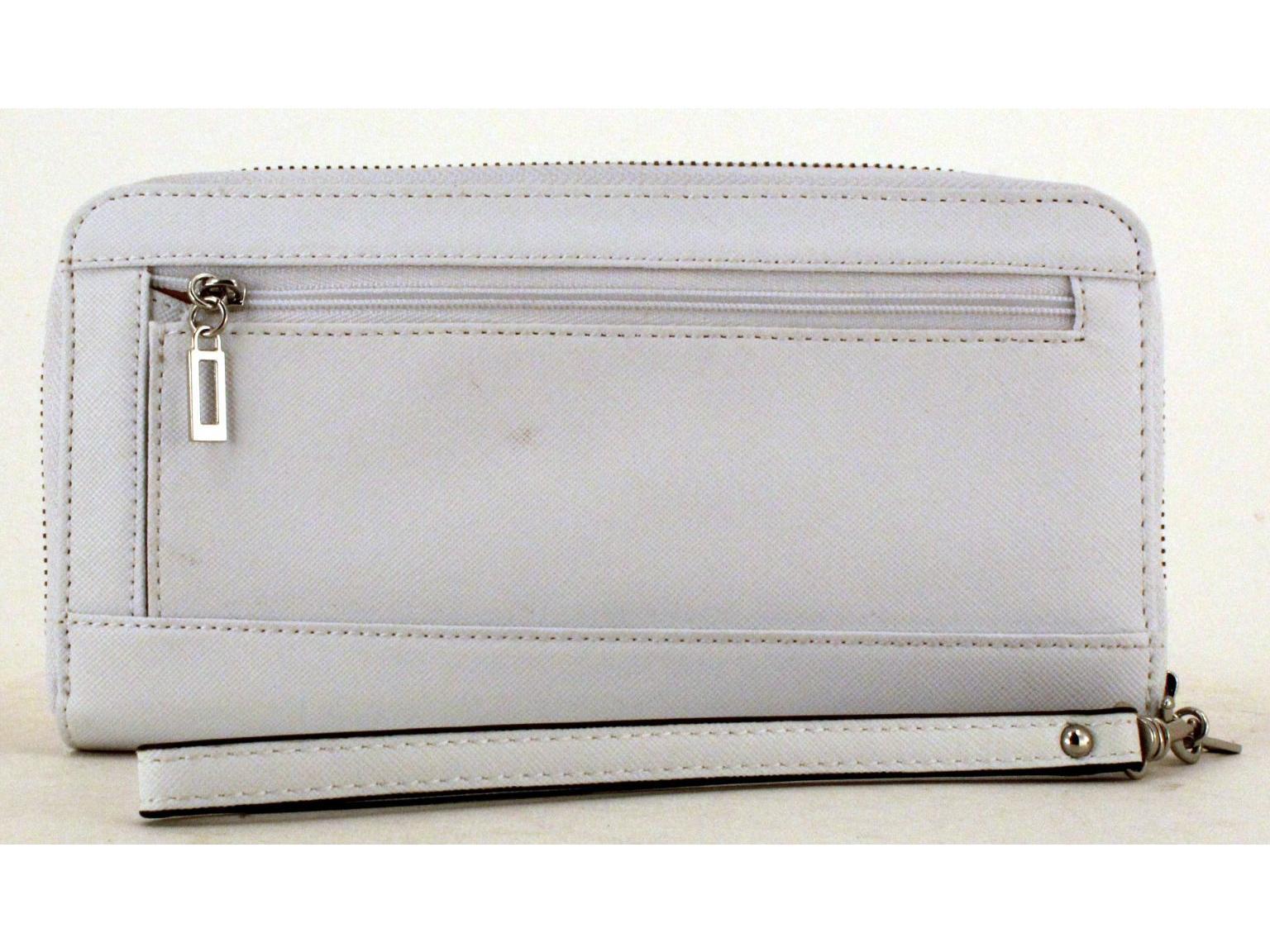 Guess Geldbörse Delaney Blumen White Weiß