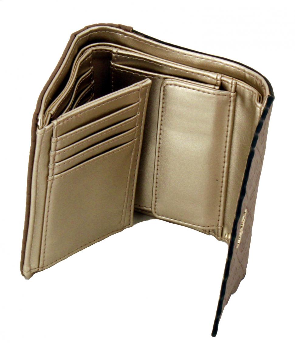 Guess Geldtasche Rayna SLG Prägung Floral rosa weiß