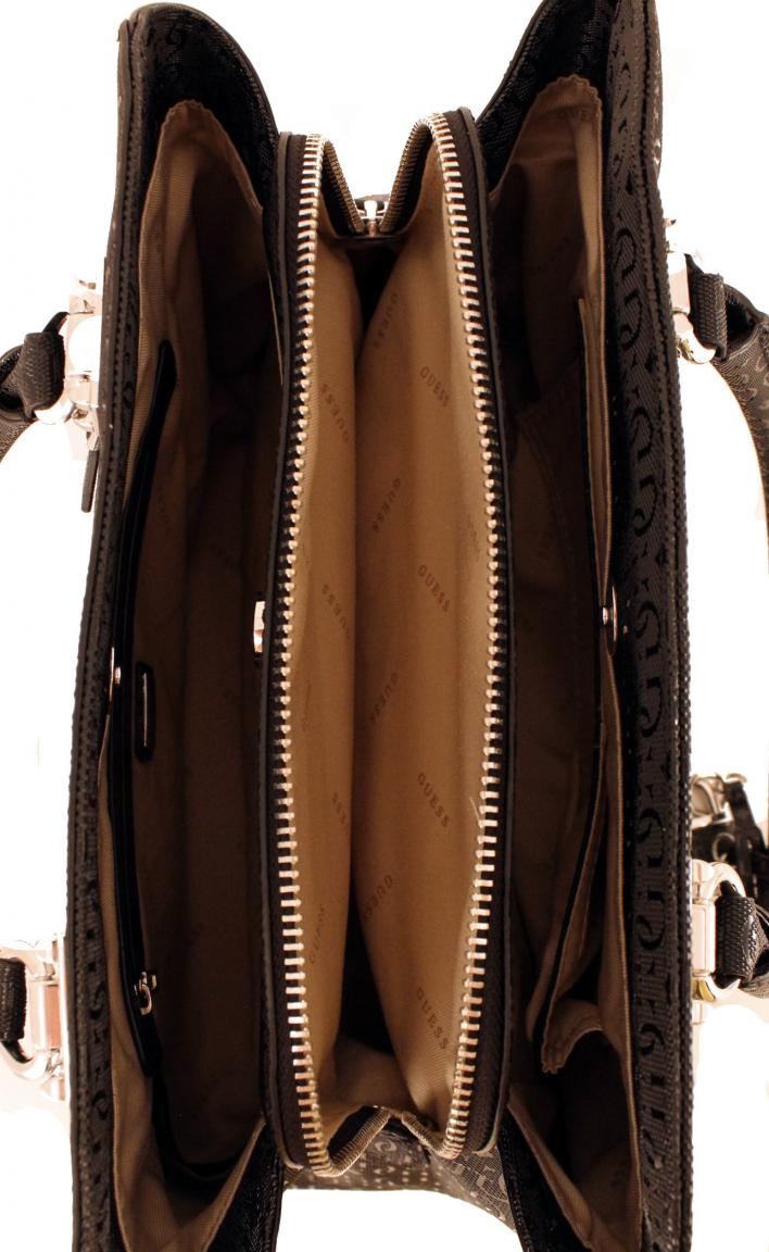 Guess Handtasche Halley Synthetik Blumen Pink Floral