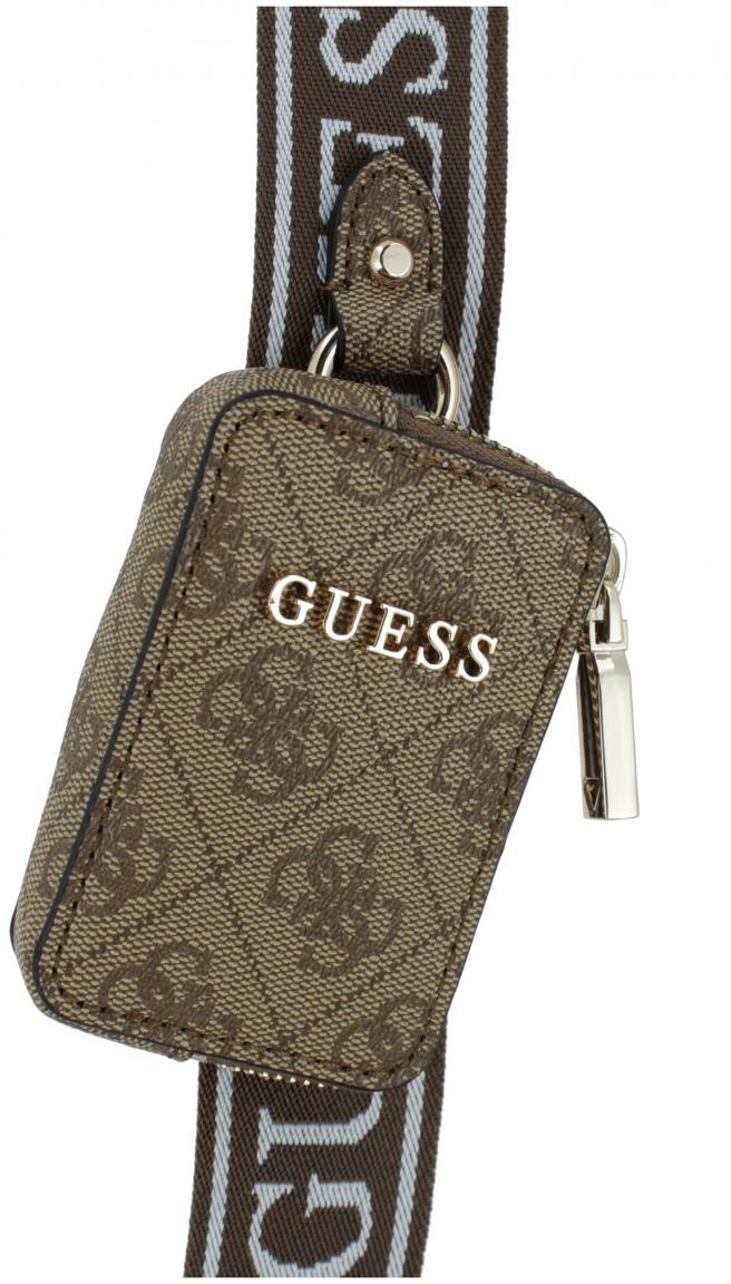 Guess Handytasche Latona Mini Phone Crossbody Latte Logo Etui 
