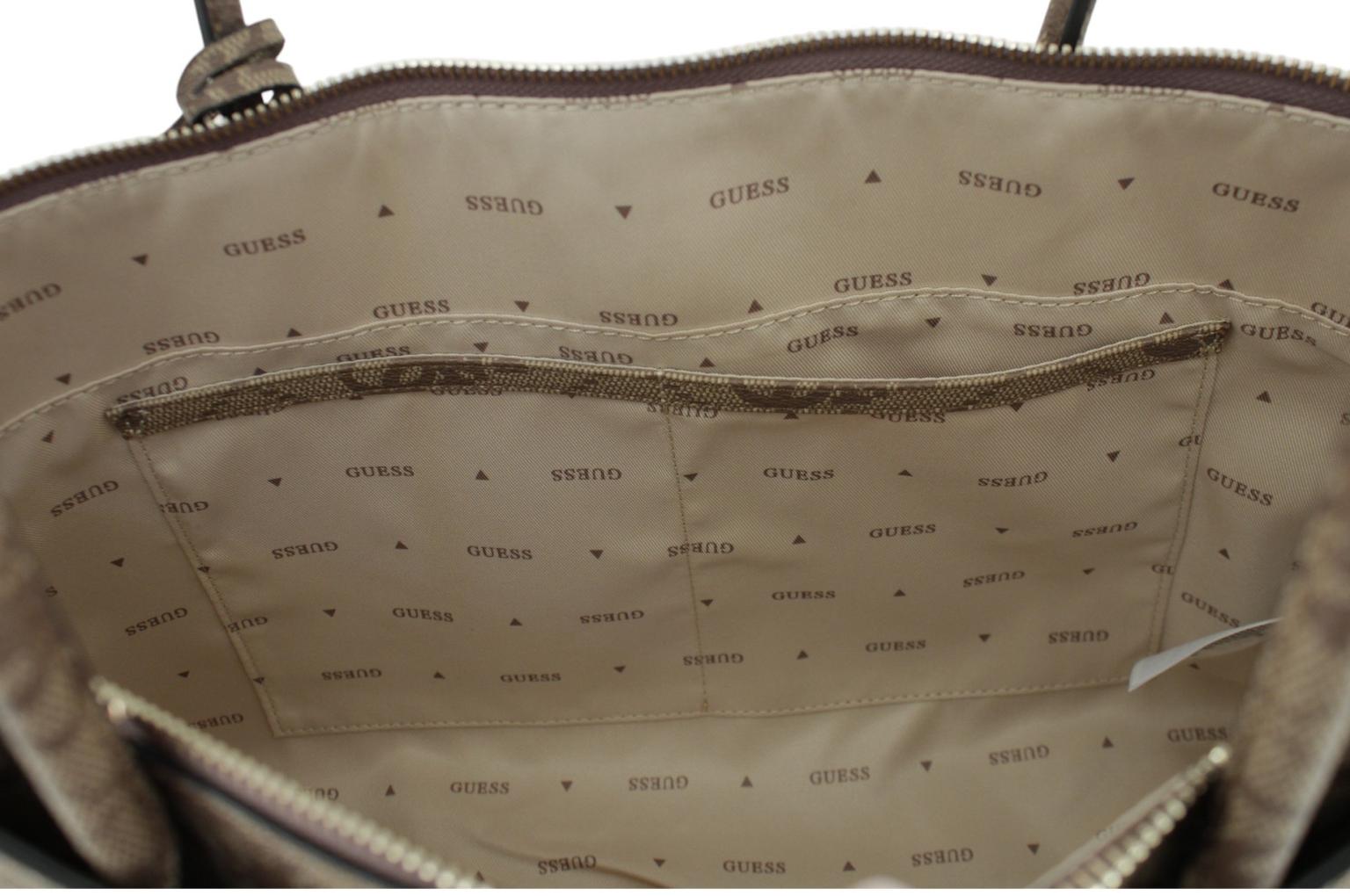 Guess Janie Logo Shopper Latte Logo braun