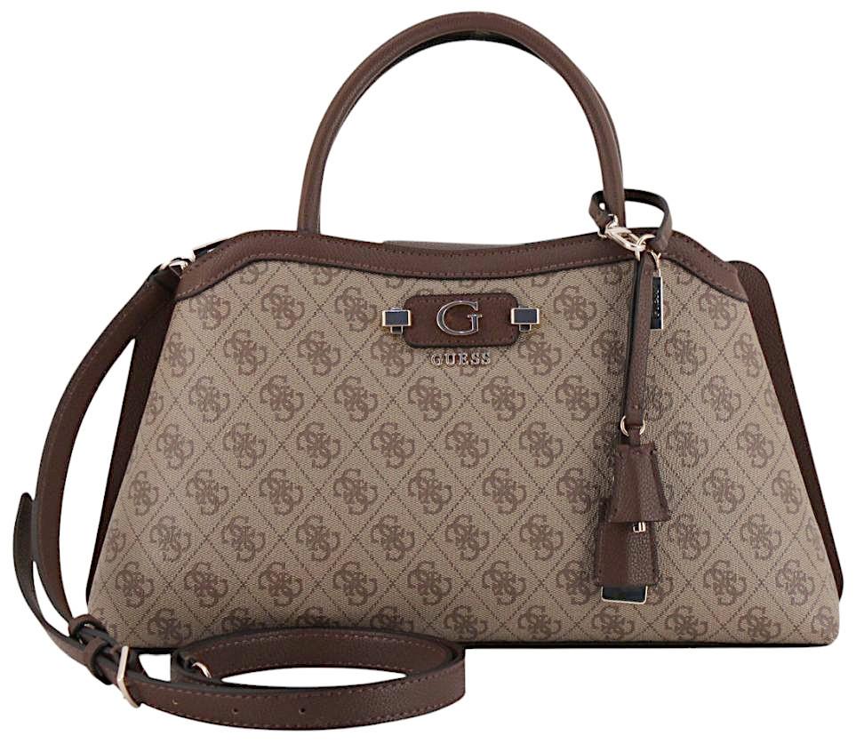 Guess Lindsey Kurzgrifftasche Slate Logo - Graublau