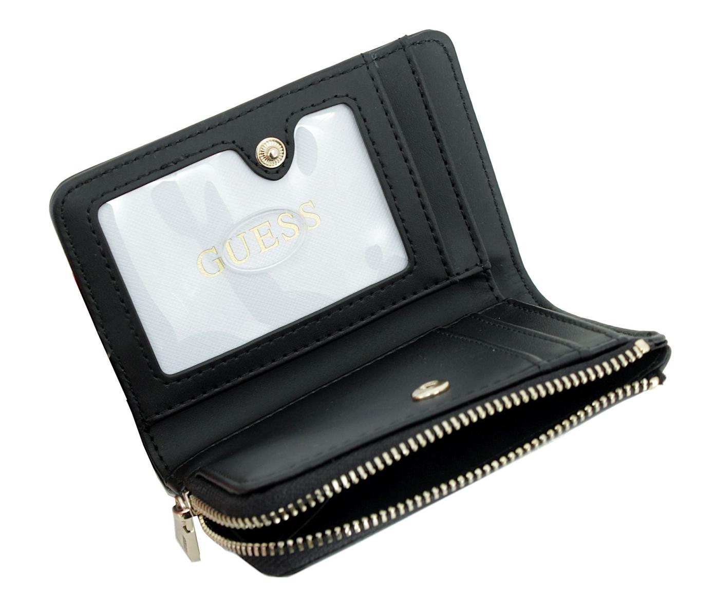 Guess Lindsey SLG Geldbörse Coal Logo - Grau