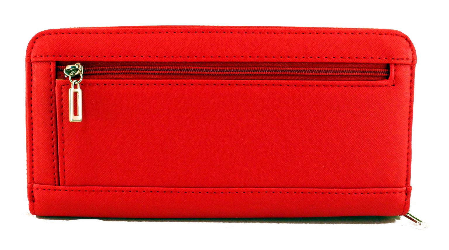 Guess Longbörse Zip Kamryn SLG Red Rot