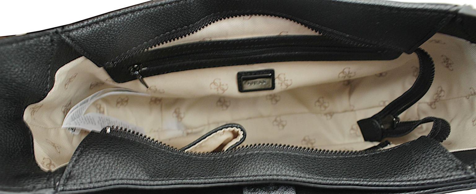 Guess Maime Schultertasche Whiskey Braun Messing Gürtel  FEHLER