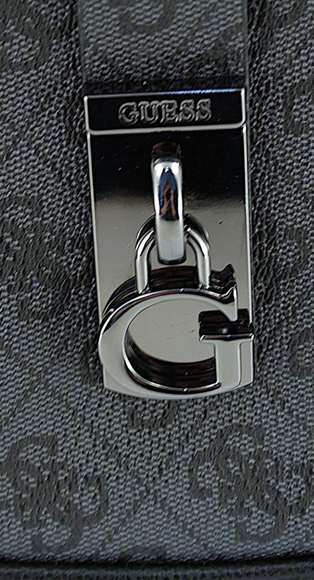 Guess Maime Schultertasche Whiskey Braun Messing Gürtel  FEHLER