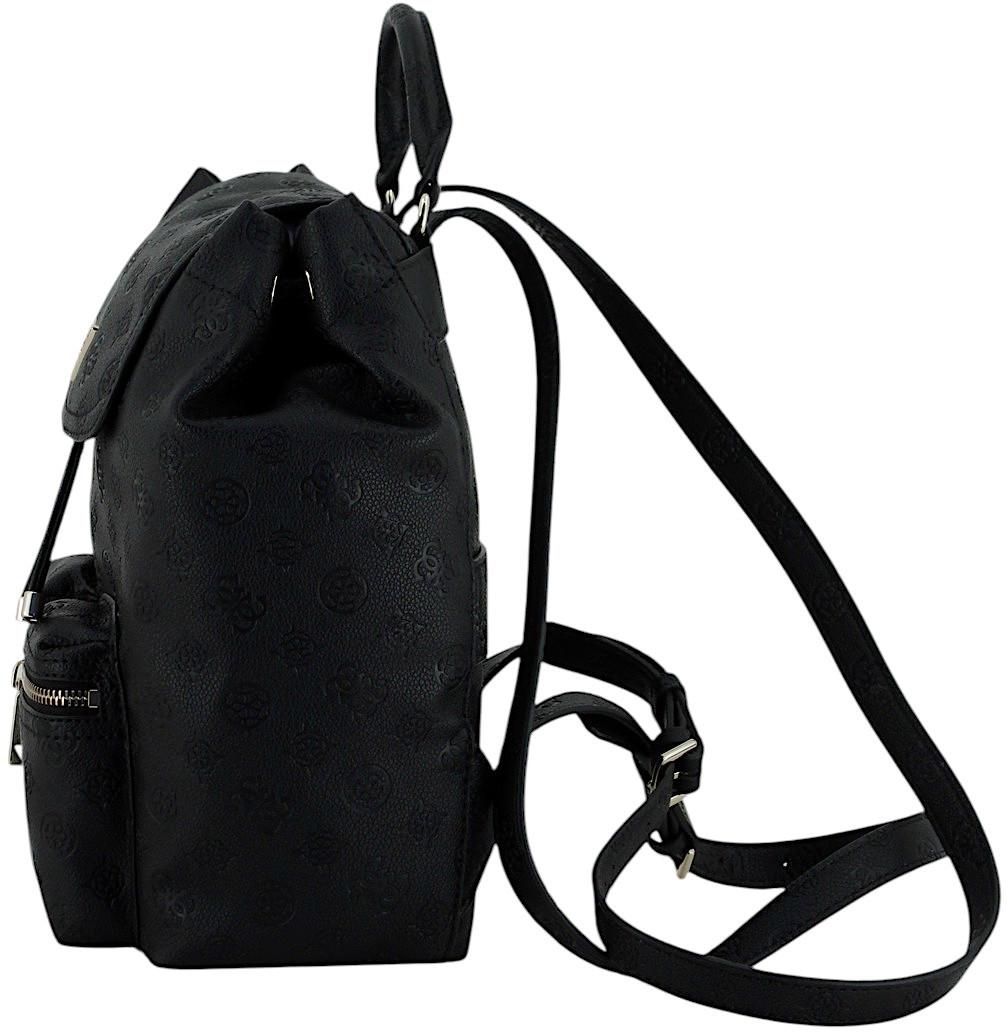 Guess Manhattan II Rucksack Prägung Stone Logo - Beige