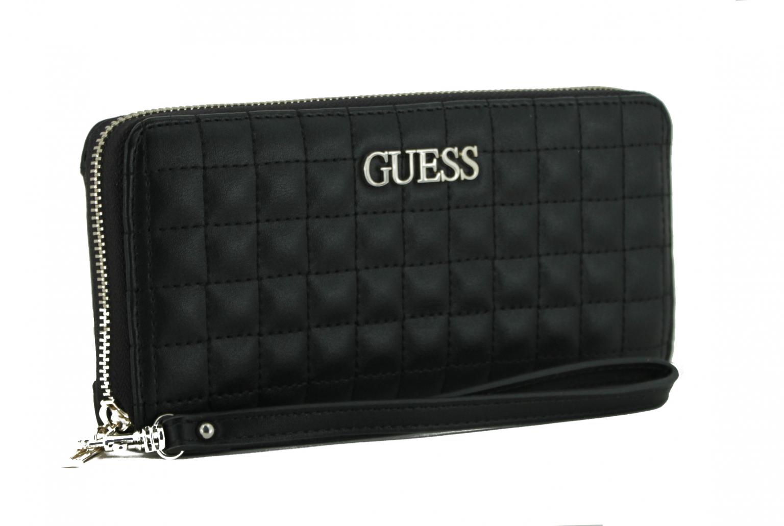 Guess Matrix SLG Geldbörse black schwarz gesteppt